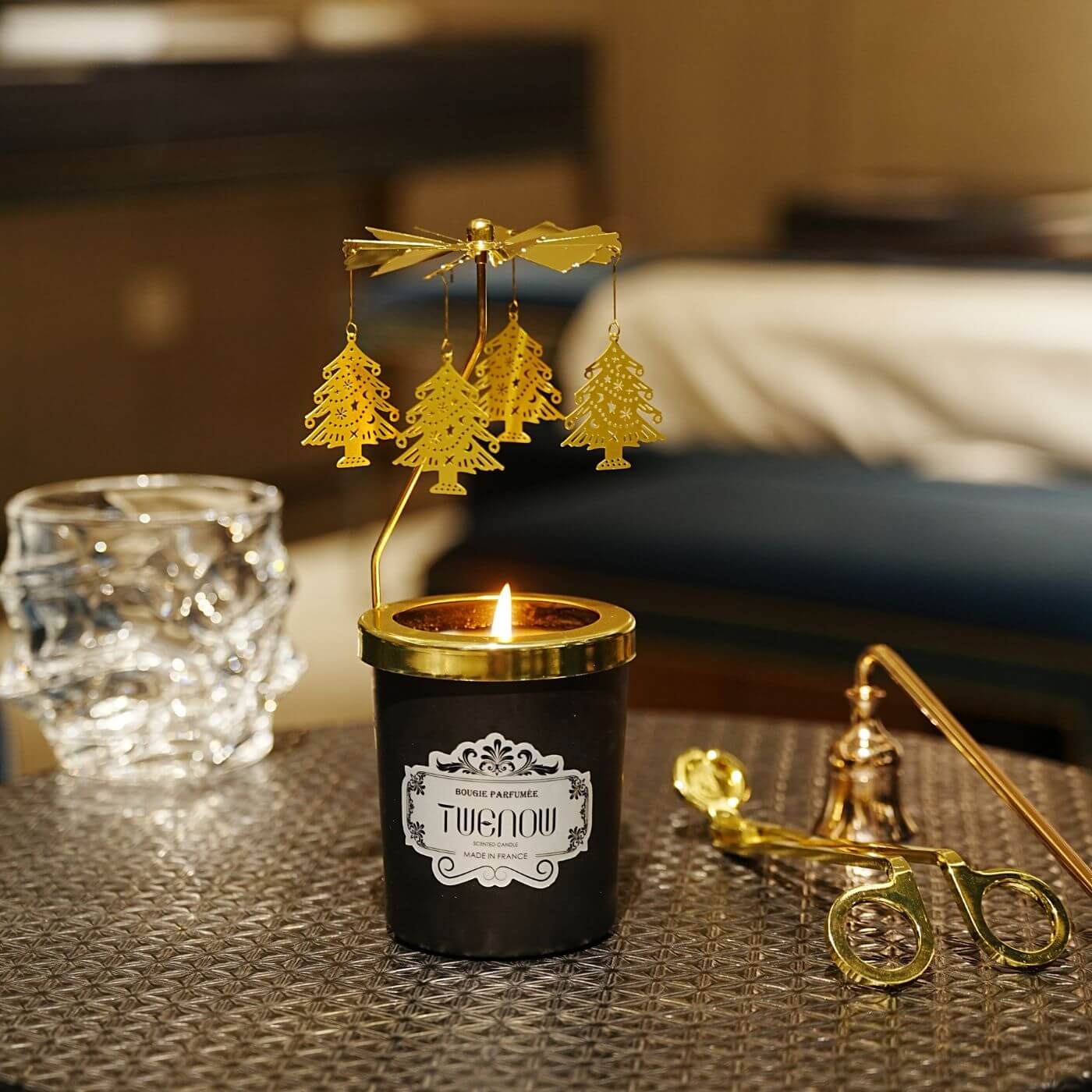 Carrousel pour bougie accessoire