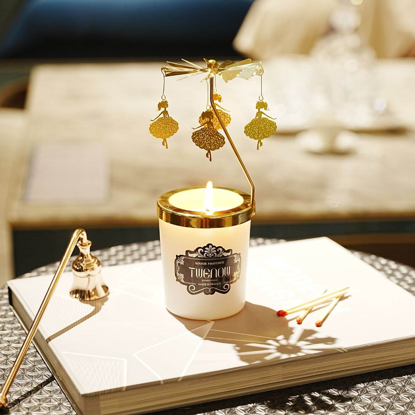 Carrousel pour bougie accessoire