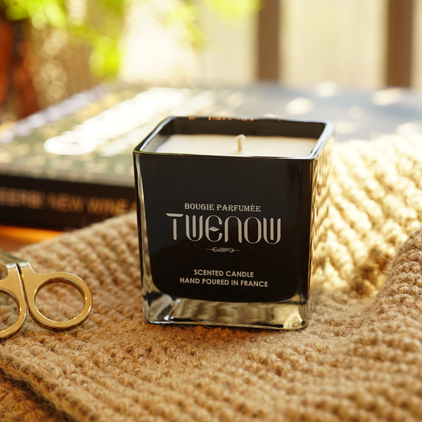 Bougie parfumée carrée