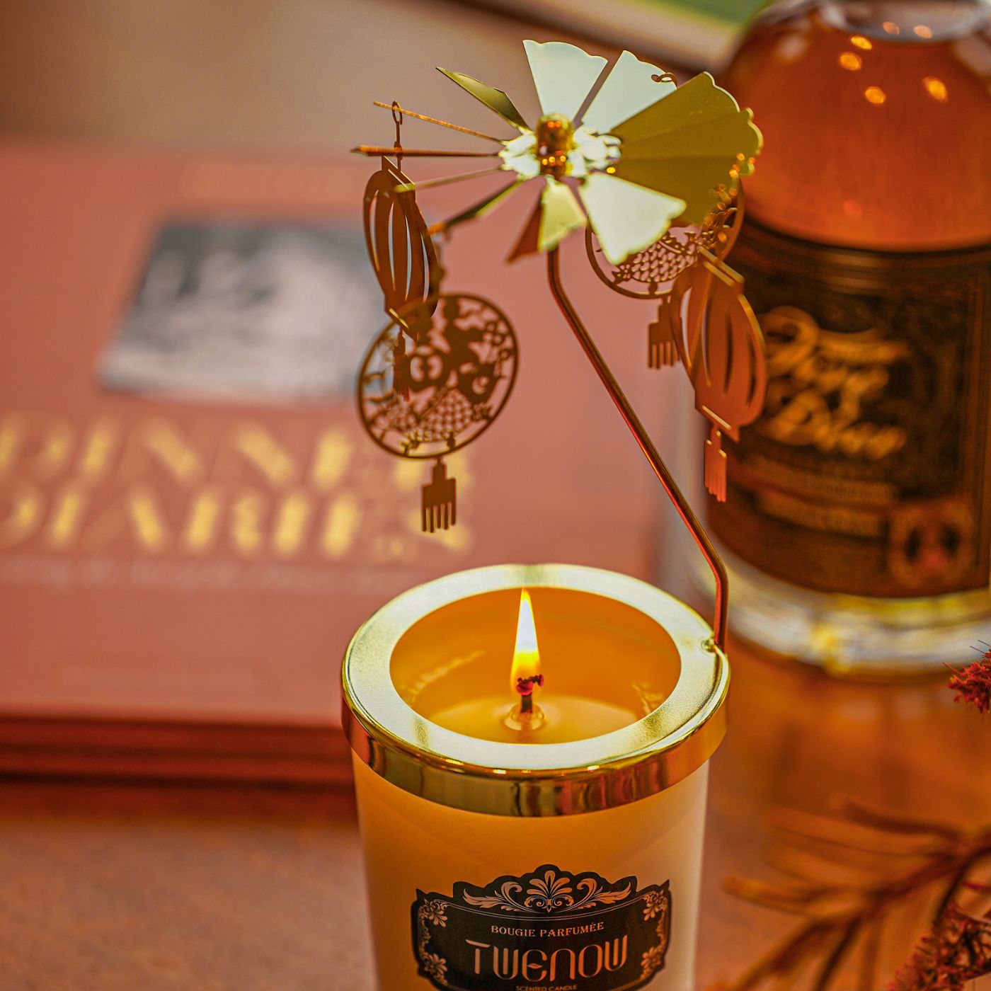 Carrousel pour bougie accessoire