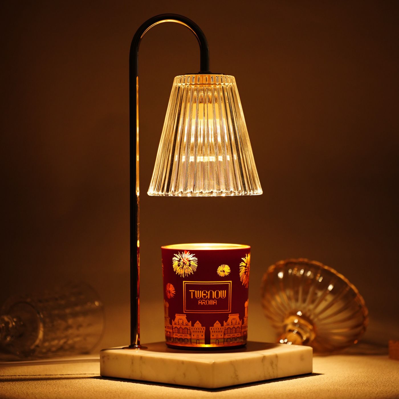 Lampe chauffe-bougie sans flamme